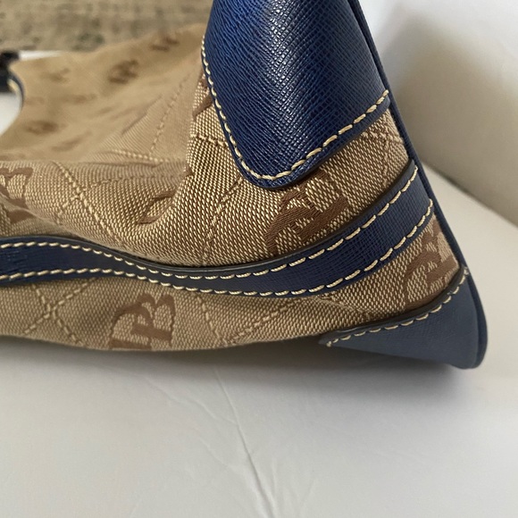 Dooney & Bourke Signature Erica Hobo Canvas Bag - Picture 4 of 15